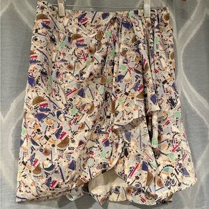 Isabel Marant Silk Asymmetrical Skirt